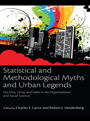 cover image of Statistical and Methodological Myths and Urban Legends